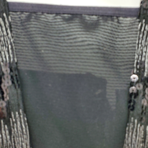 Frederick's of Hollywood black lace up sequined corset Large - Picture 7 of 15